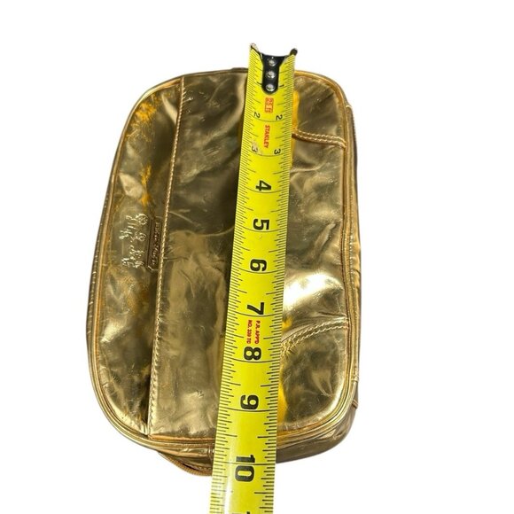 Coach Gold Metallic Make Up/Cosmetic Bag. Limited Edition. - Picture 8 of 13